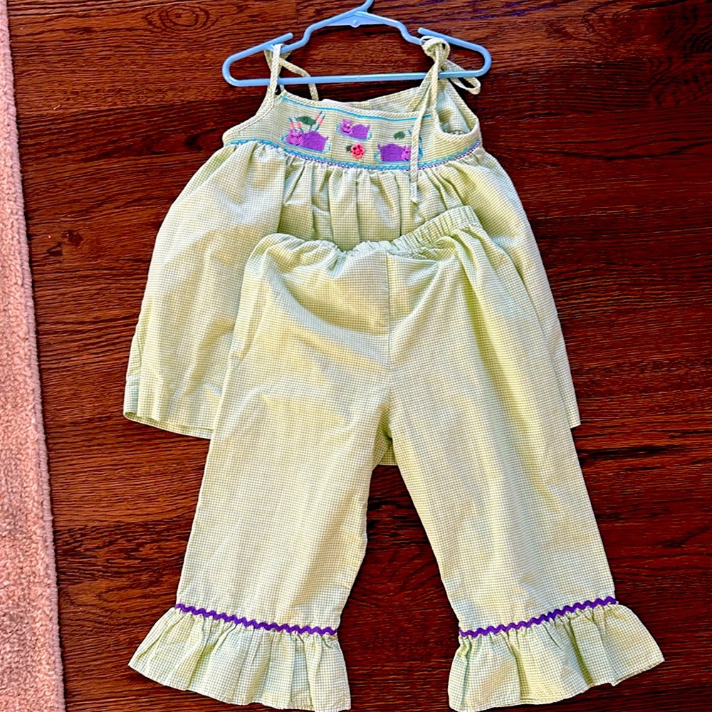 Cute girl Gingam set!